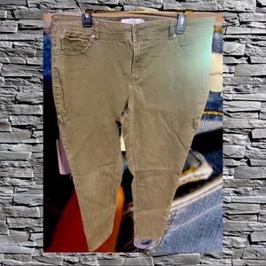 Cato green pants, size 16W, EUC.